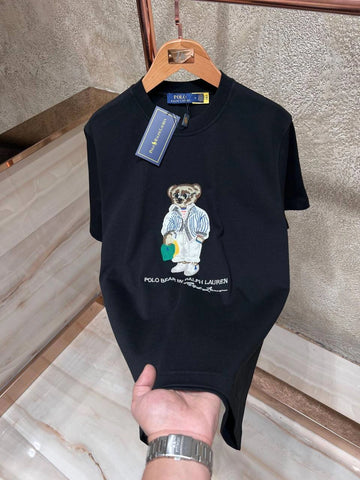 POLO BEAR T-shirt - Black (JU 132)