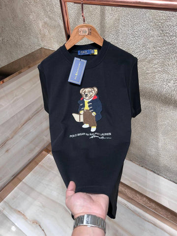 POLO BEAR T-shirt - Black (JU 134)