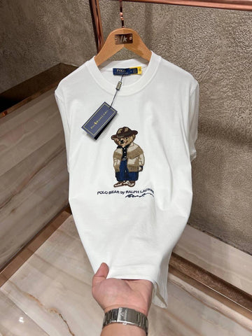POLO BEAR T-shirt - White (JU 136)
