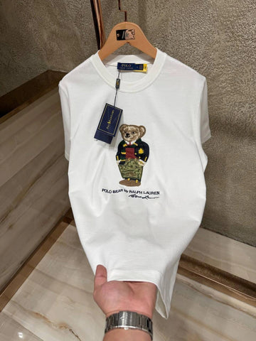 POLO BEAR T-shirt - White (JU 137)