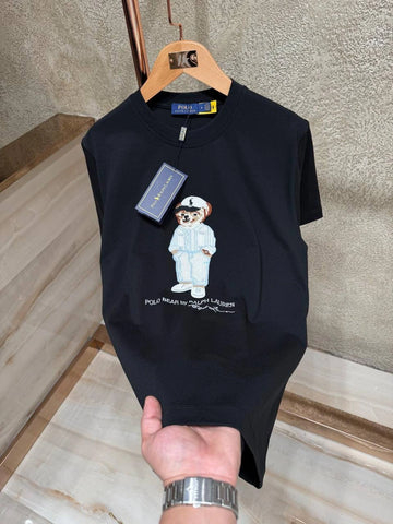 POLO BEAR T-shirt - Black (JU 148)