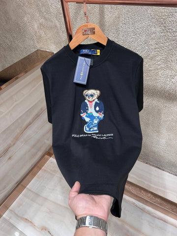 POLO BEAR T-shirt - Black (JU 149)