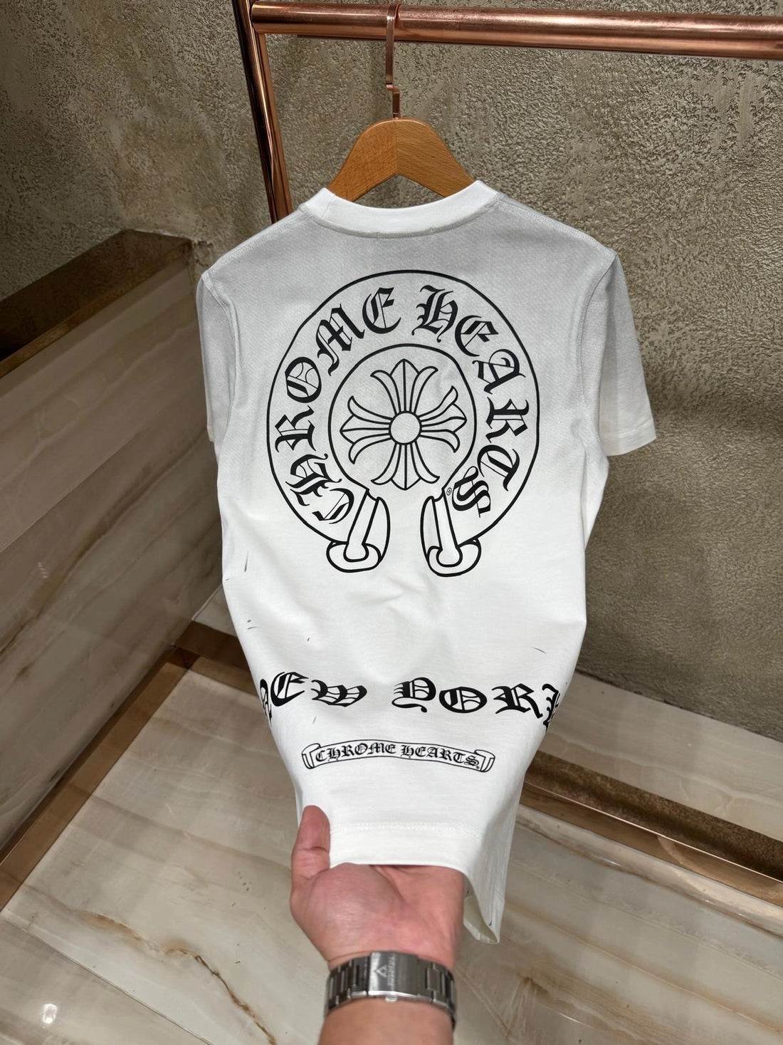 Chrome hearts CH T-shirt - White (JU 160)