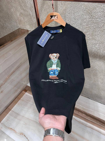 POLO BEAR T-shirt - Black (JU 153)