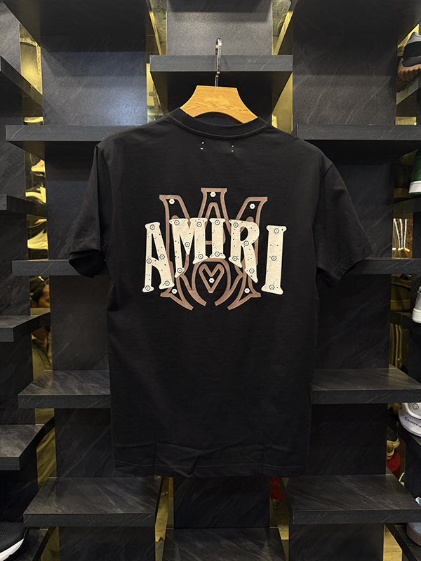 Amir T-shirt (back patch) - Black (JU 81)