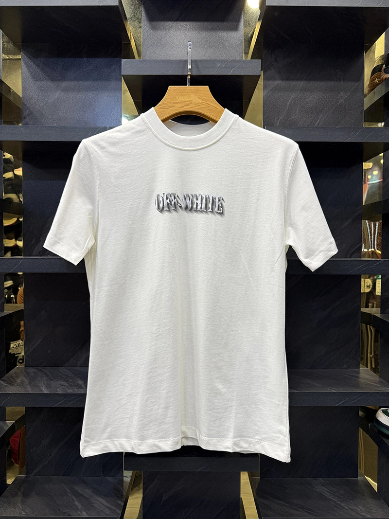 OFF W T-shirt  (Soldier) - White (JU 102)