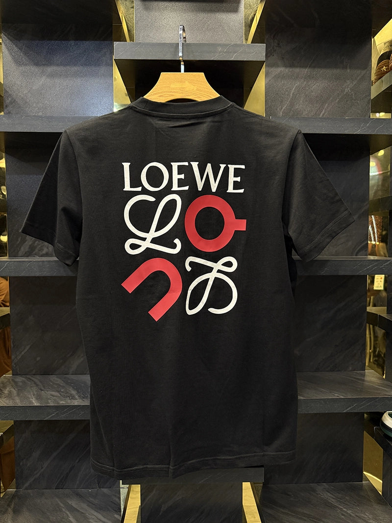 LOEW T-shirt (back stamped)  - Black (JU 105)