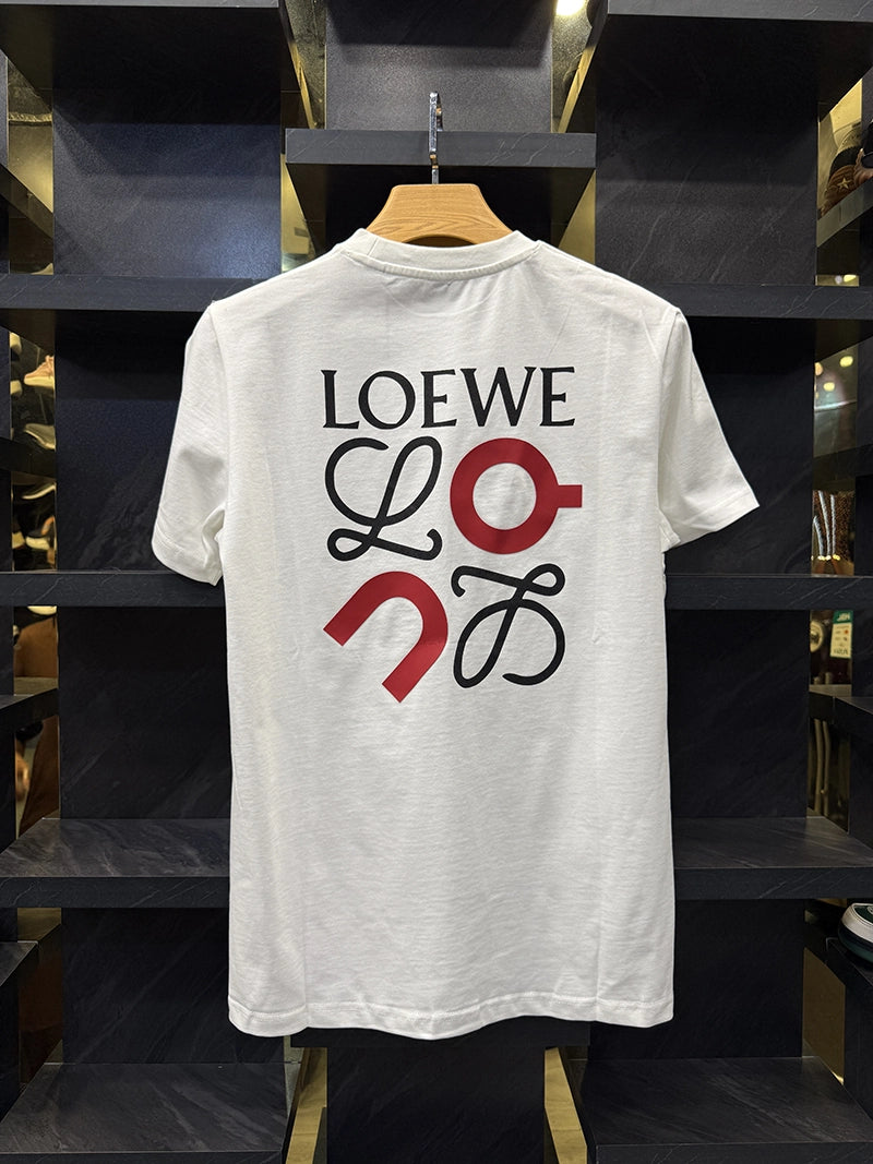 LOEW T-shirt ( Stamped effect ) - White (JU 106)