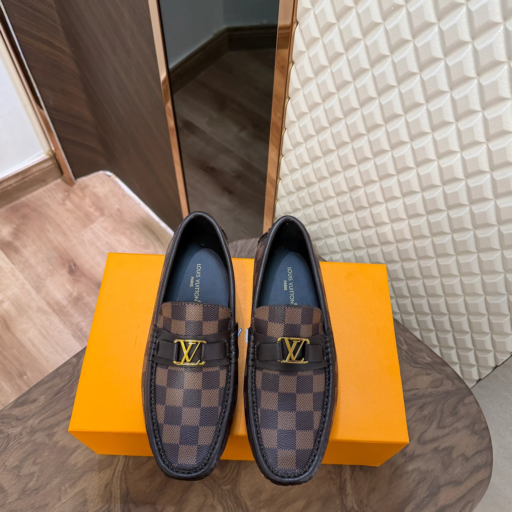 LOUI LEATHER LOAFER - BROWN (ND5202)