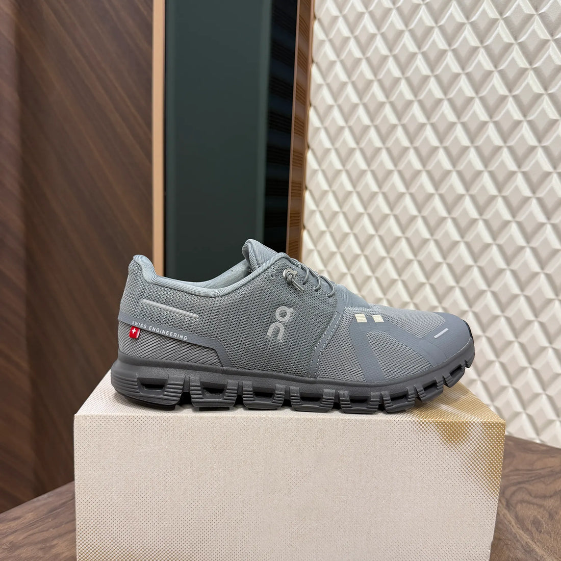 On Cloud 6 Wolf Grey Sneakers For Men