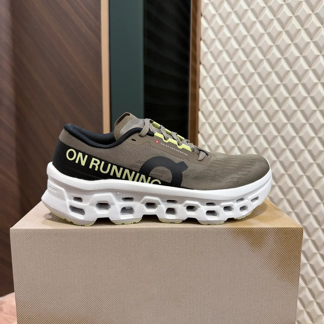 On Cloud Monster 3 Ivory Runners For Men