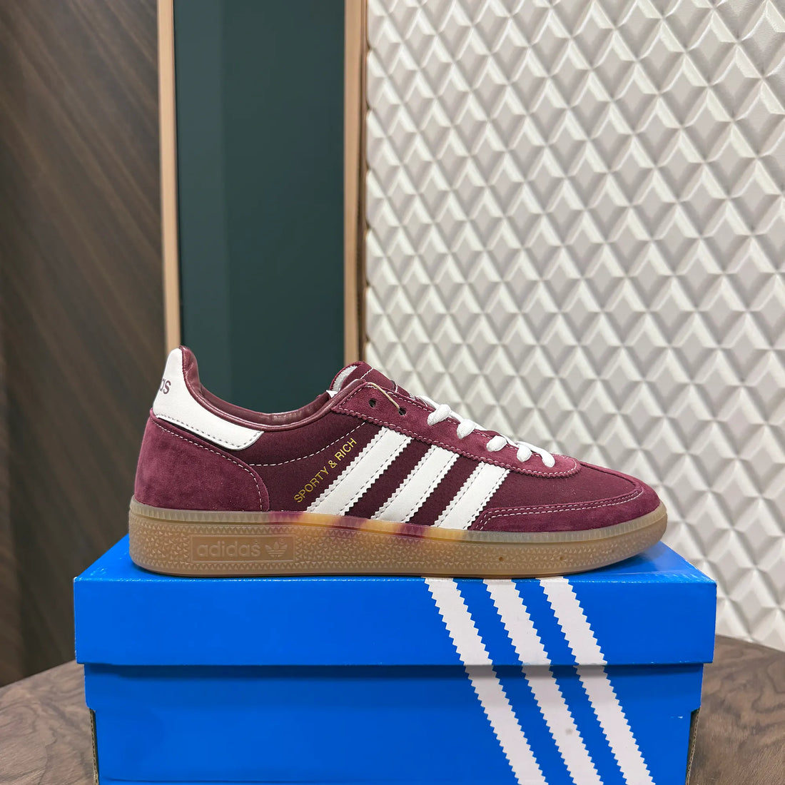 SPEZIAL SPORTY & RICH - BURGUNDY (REAL SUEDE)