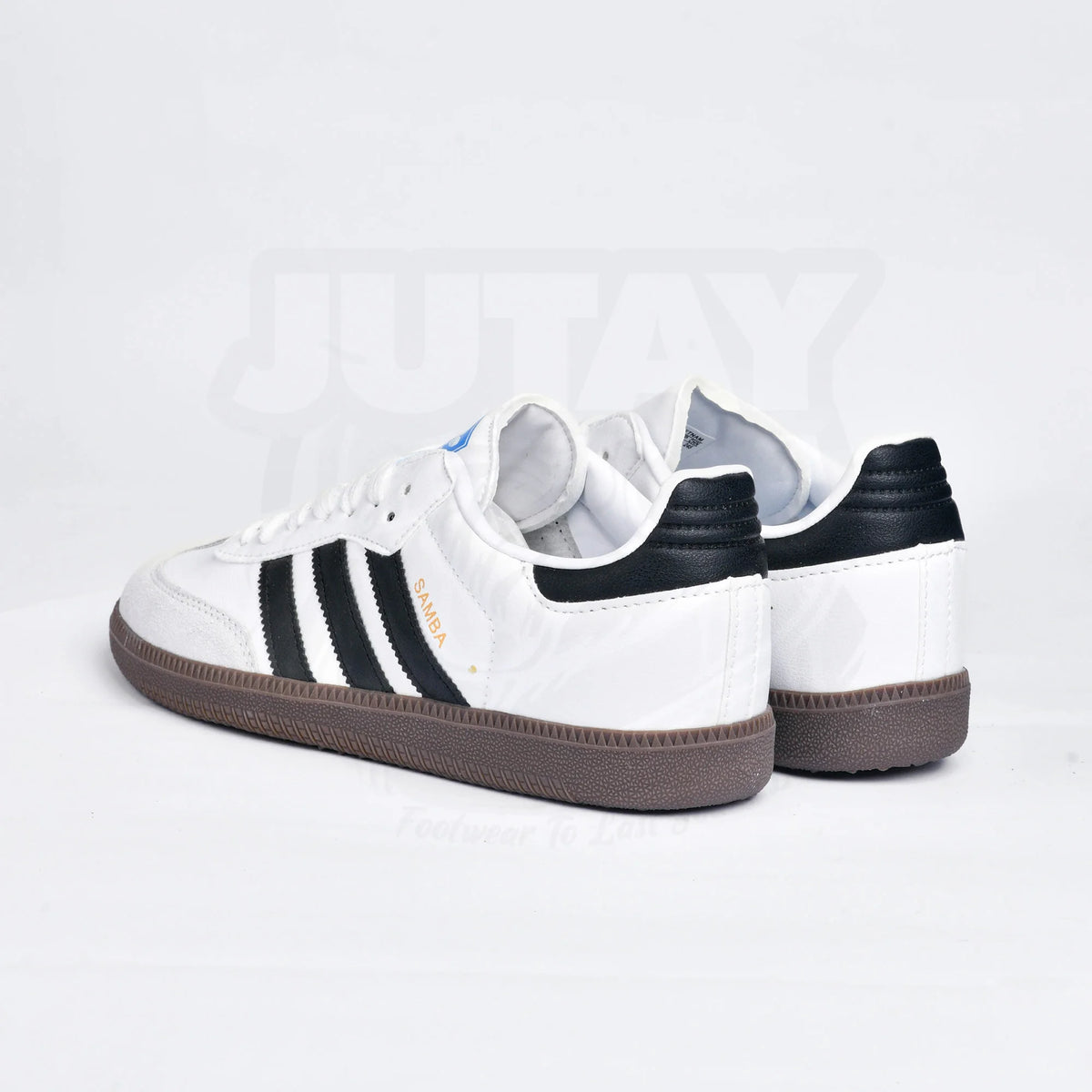 Samba White Black Gum Sneakers For Men