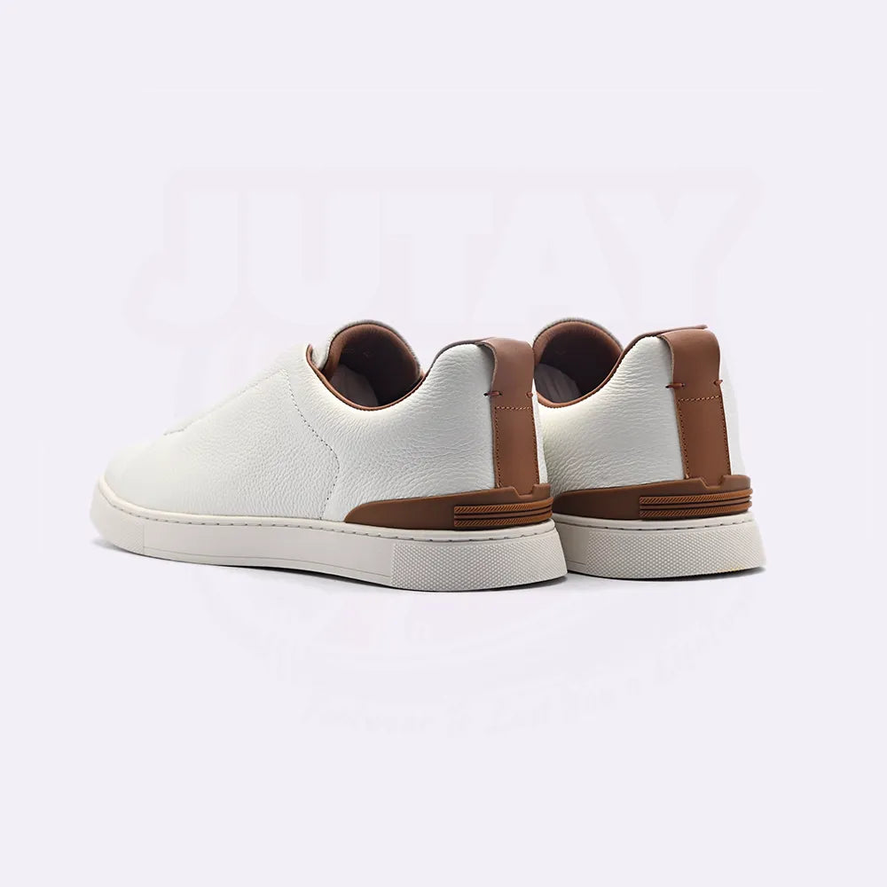ZEGN TRIPLE STITCH - WHITE