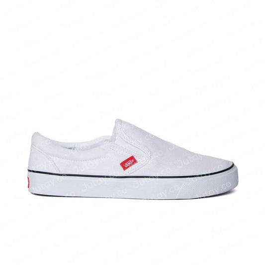 VANS SLIPON - ALL WHITE - Jutay.co